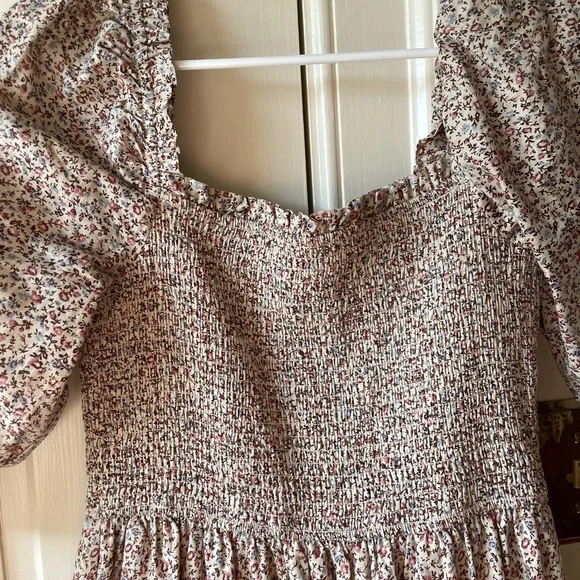 Neuflora Floral Smocked Maxi Dress - Picture 3 of 5